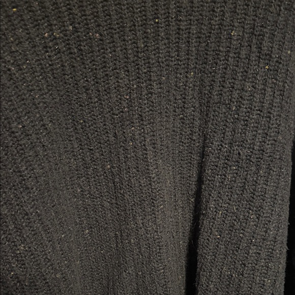 Old Navy Blue Speckled Drop Sleeve Crew Neck Sweater - Picture 6 of 7